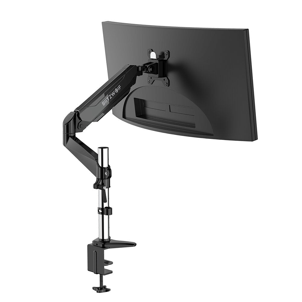 Adjustable Monitor Stand with Pneumatic Arm - Ergonomic 32 inch Monito ...